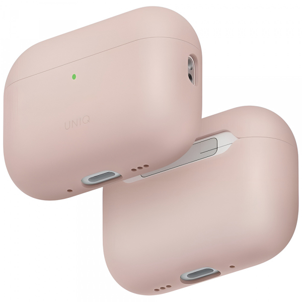 Husa UNIQ Lino pentru Apple AirPods Pro 3, Roz
