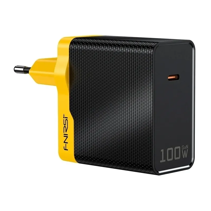 Incarcator Retea Fnirsi, 100W, 5A, 1 x USB-C, Negru