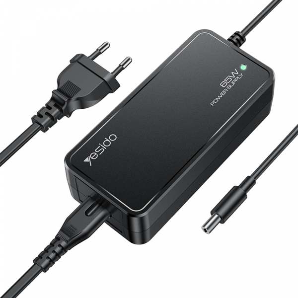 Incarcator Yesido CG11E, 65W, Universal, Negru