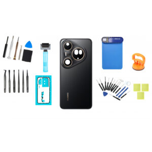 Kit Capac Baterie Huawei Pura 80 Ultra Golden Black Service Pack si Instrumente Service Dedicate