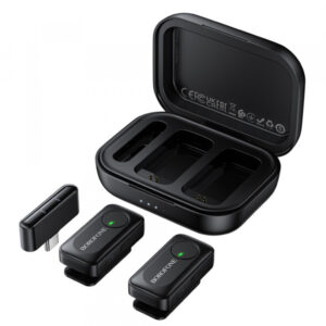 Lavaliera Borofone BFK17 Lemai, USB-C, Set 2 bucati, Neagra