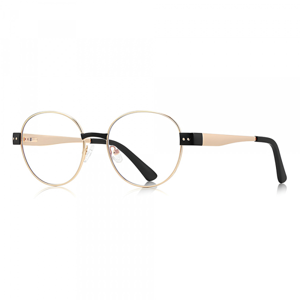 Ochelari De Calculator Dama Techsuit 3175, Anti-Blue Light, Aurii Negri