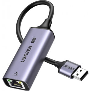 Placa Retea UGREEN CM648, RJ45, USB, Gri