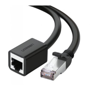 Prelungitor Cablu Retea UGREEN NW112, RJ45 - RJ45, 2m, Negru