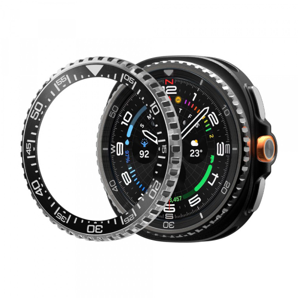 Rama Protectie Spigen Tune Diver pentru Samsung Galaxy Watch Ultra2, Neagra ACS11617