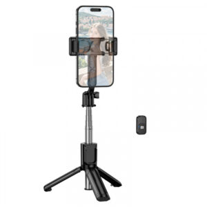 Selfie Stick Bluetooth Borofone BY14 Graceful, 4.5inch - 7inch, Negru
