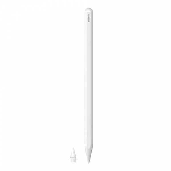 Touch Pen Baseus Smooth Writing 2 Series pentru Apple iPad, Versiune Wireless Activ, Alb P80015803213-00