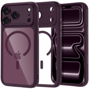 Husa MagSafe pentru Apple iPhone 18 Pro Max / 17 Pro Max, Tech-Protect, MagPeak CC, Visinie Transparenta