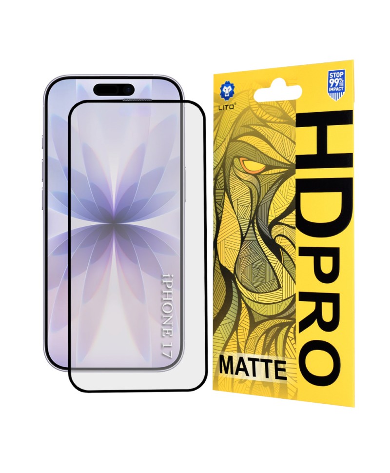 Geam Soc Protector HD Pro Matte iPhone 16 Pro, iPhone 17, iPhone 18 Pro / 17 Pro