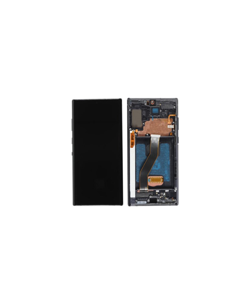Display Samsung Galaxy Note 10 Plus (N975/ N976), Negru, Soft OLED - Cu rama S.H