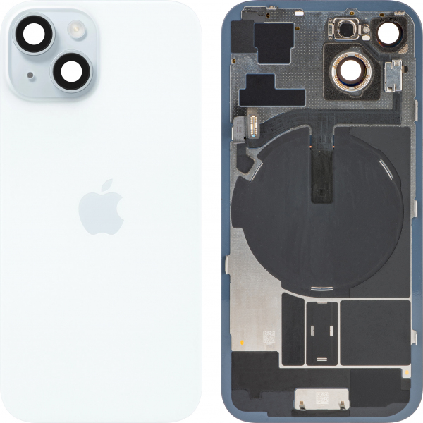 Capac Baterie Apple iPhone 15, Albastru, Swap Premium