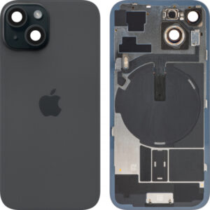 Capac Baterie Apple iPhone 15, Negru, Swap Premium