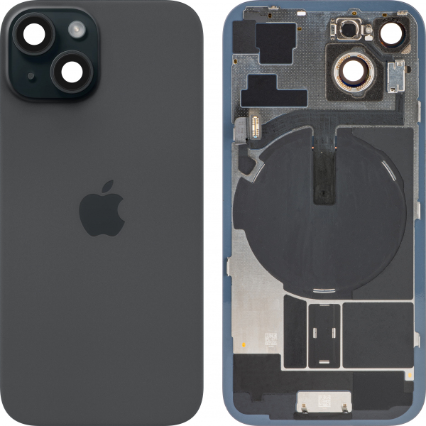 Capac Baterie Apple iPhone 15, Negru, Swap Premium
