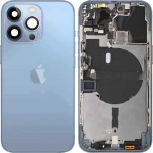 Capac Baterie Apple iPhone 13 Pro, Cu Carcasa Mijloc, Albastru (Sierra Blue), Swap Premium