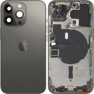 Capac Baterie Apple iPhone 13 Pro, Cu Carcasa Mijloc, Negru (Graphite), Swap Premium