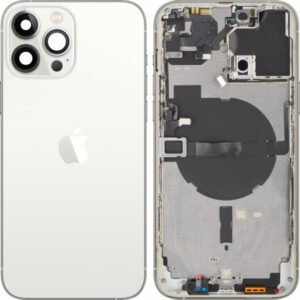 Capac Baterie Apple iPhone 13 Pro Max, Cu Carcasa Mijloc, Argintiu, Swap Premium