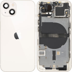 Capac Baterie Apple iPhone 13, Cu Carcasa Mijloc, Alb (Starlight), Swap Premium