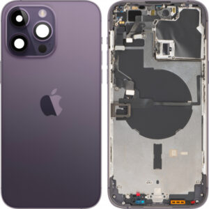 Capac Baterie Apple iPhone 14 Pro Max, Cu Carcasa Mijloc, Mov (Deep Purple), Swap Premium