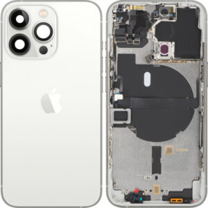 Capac Baterie Apple iPhone 13 Pro, Cu Carcasa Mijloc, Argintiu, Swap Premium