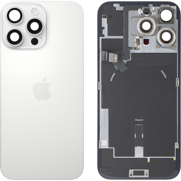 Capac Baterie Apple iPhone 16 Pro Max, Alb (White Titanium), Swap Premium