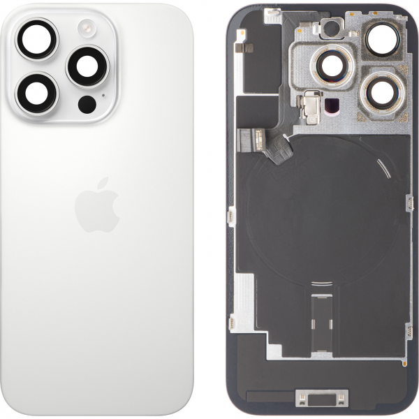 Capac Baterie Apple iPhone 16 Pro, Alb (White Titanium), Swap Premium