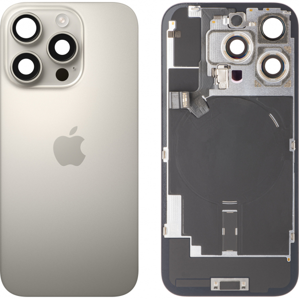 Capac Baterie Apple iPhone 16 Pro, Bej (Natural Titanium), Swap Premium