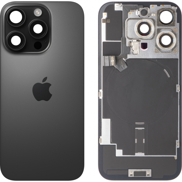 Capac Baterie Apple iPhone 16 Pro, Negru (Black Titanium), Swap Premium