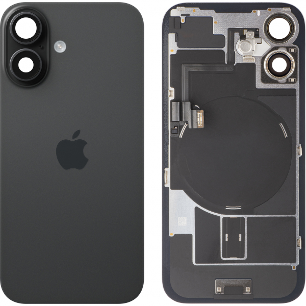 Capac Baterie Apple iPhone 16, Negru, Swap Premium