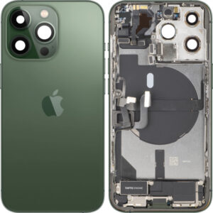 Capac Baterie Apple iPhone 13 Pro, Cu Carcasa Mijloc, Full Parts, Verde (Alpine Green), Swap Premium