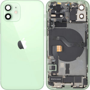 Capac Baterie Apple iPhone 12, Cu Carcasa Mijloc, Full Parts, Verde, Swap Premium