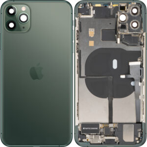 Capac Baterie Apple iPhone 11 Pro Max, Cu Carcasa Mijloc, Full Parts, Verde (Midnight Green), Swap Premium