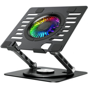 Cooler WZK WDCX-X16-AS pentru, Laptop 10inch - 16inch, RGB, Negru