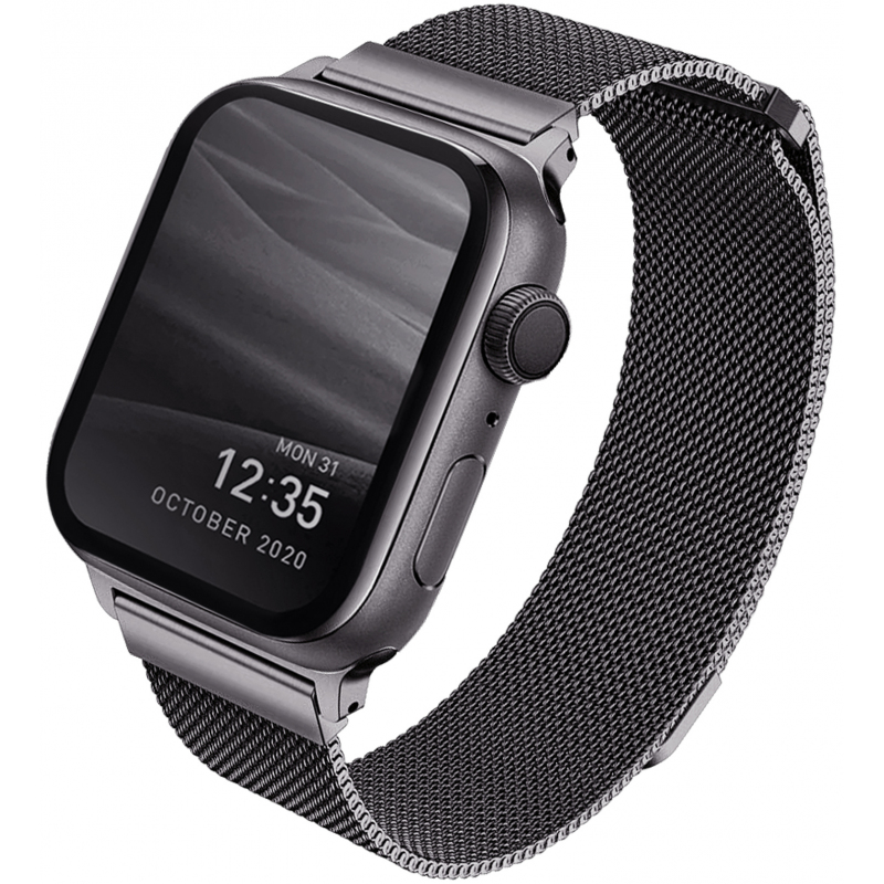 Curea UNIQ Dante pentru Apple Watch 45mm / 44mm / 42mm Series, Gri