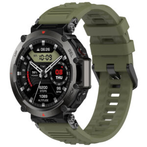 Curea Techsuit W067 pentru Amazfit T-Rex Ultra, Verde