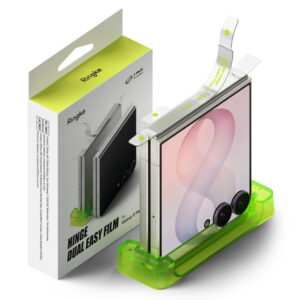 Folie de protectie Balama Ringke Dual Easy pentru Samsung Galaxy Z Flip8 F776, Plastic, Set 2 bucati
