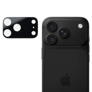 Folie de protectie Camera Spate Techsuit pentru Apple iPhone 18 Pro, Sticla Securizata, Neagra