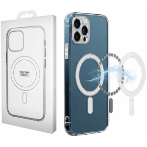 Husa MagSafe pentru Apple iPhone 16 Pro Max, OEM, Clear with Camera Protection, Transparenta