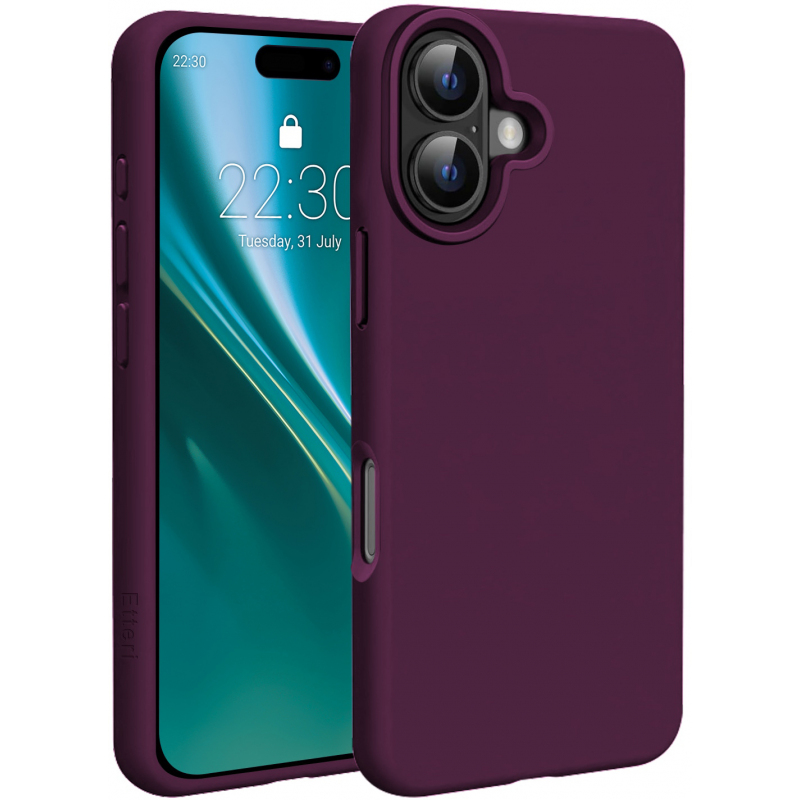 Husa MagSafe pentru Apple iPhone 17, Etteri, Silicone Mag, Visinie
