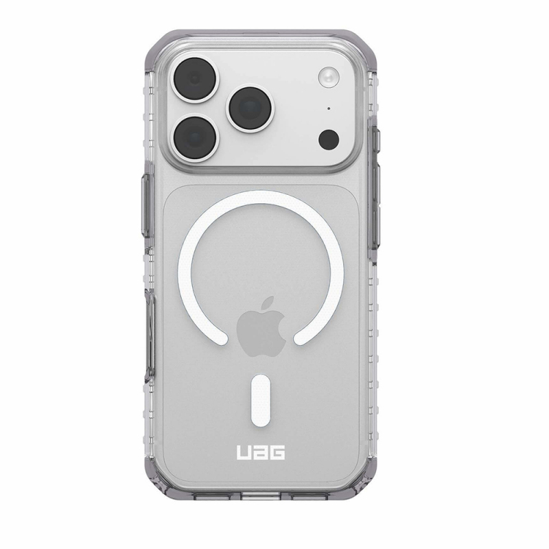 Husa MagSafe pentru Apple iPhone 18 Pro / 17 Pro, Urban Armor Gear, Plyo LT, Argintie