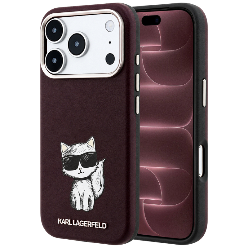 Husa MagSafe pentru Apple iPhone 18 Pro Max / 17 Pro Max, Karl Lagerfeld, Choupette Sketch, Visinie