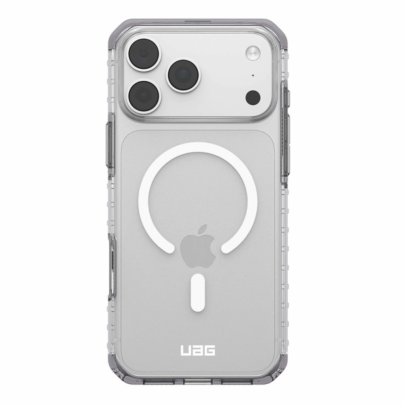 Husa MagSafe pentru Apple iPhone 18 Pro Max / 17 Pro Max, Urban Armor Gear, Plyo LT, Argintie