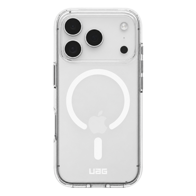 Husa MagSafe pentru Apple iPhone 18 Pro Max / 17 Pro Max, Urban Armor Gear, Scout Clear, Alba