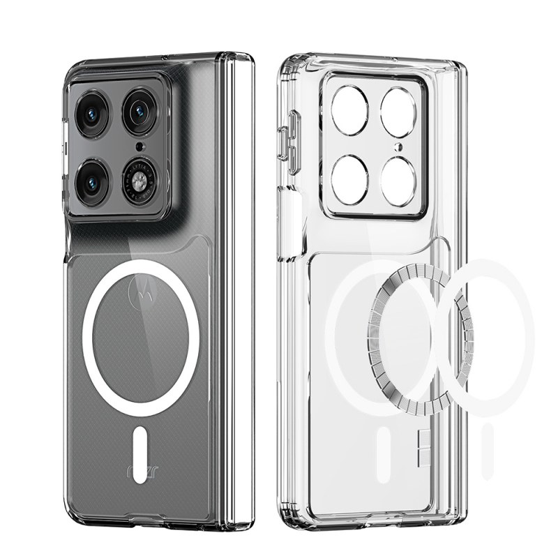 Husa MagSafe pentru Motorola Razr Fold, DUX DUCIS, Clin, Transparenta