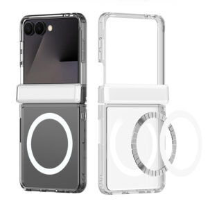 Husa MagSafe pentru Samsung Galaxy Z Flip8 F776, DUX DUCIS, Clin, Transparenta