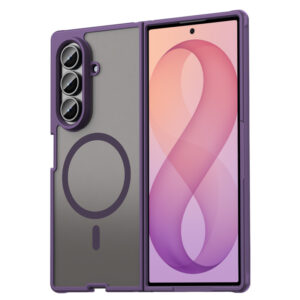 Husa MagSafe pentru Samsung Galaxy Z Fold8 Ultra F976, Techsuit, HaloFrost II, Mov