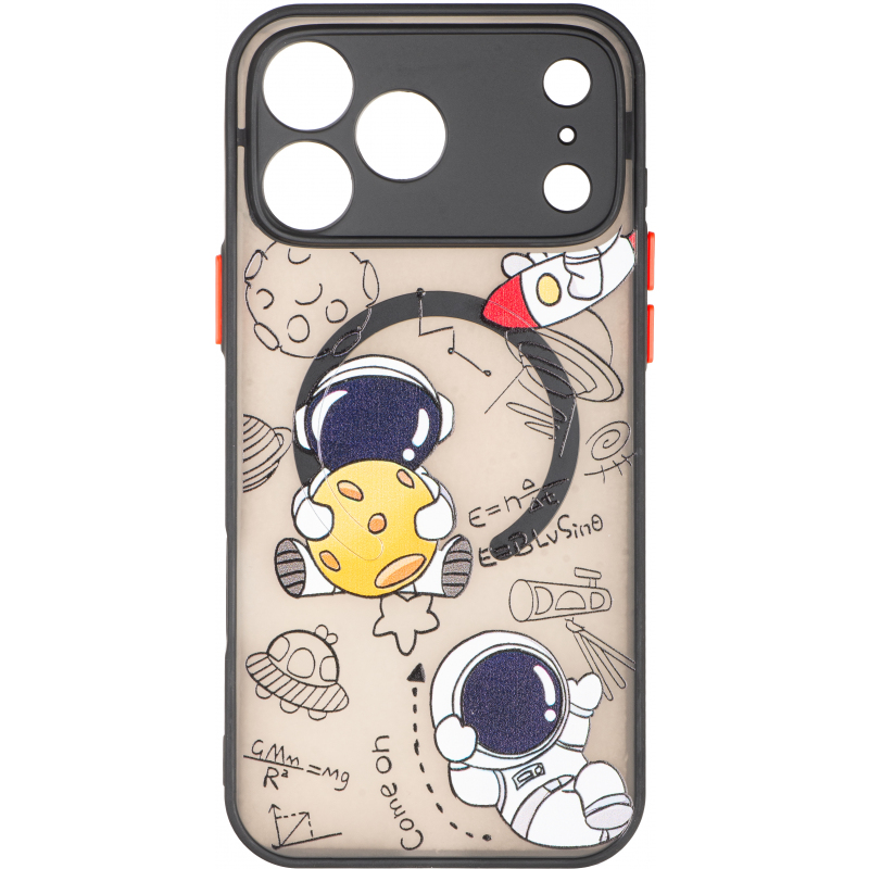 Husa pentru Apple iPhone 18 Pro Max / 17 Pro Max, OEM, Hugging the Moon, Multicolor