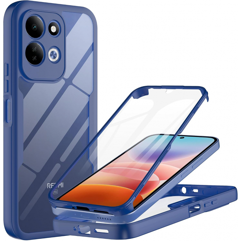 Husa pentru Xiaomi Redmi 17 5G / 17 4G, Techsuit, ColorVerse 360, Albastra