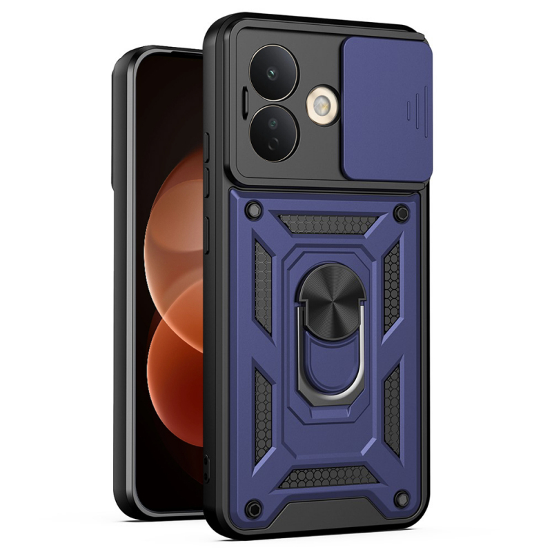 Husa pentru Xiaomi Redmi Note 17 Pro, Techsuit, CamShield, Albastra